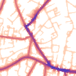 Daytime road noise heatmap for SE26 4AS