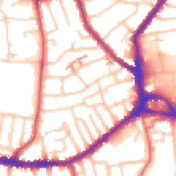 Daytime road noise heatmap for SE26 4AW