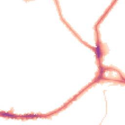 Night-time road noise heatmap for SE26 4AW