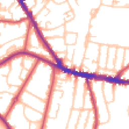 Daytime road noise heatmap for SE26 4BA