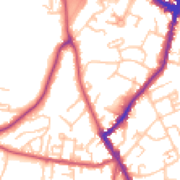 Daytime road noise heatmap for SE26 4BS