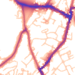Daytime road noise heatmap for SE26 4BU