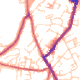 Daytime road noise heatmap for SE26 4BW