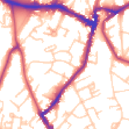 Daytime road noise heatmap for SE26 4BY