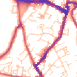 Daytime road noise heatmap for SE26 4BZ