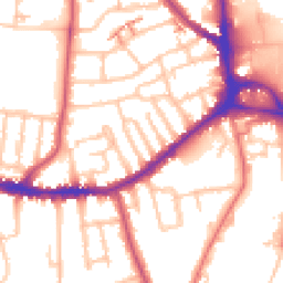 Daytime road noise heatmap for SE26 4EX