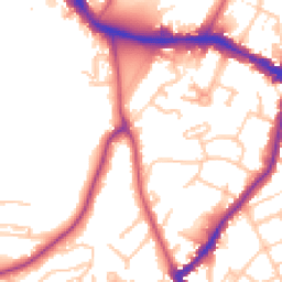 Daytime road noise heatmap for SE26 4NJ