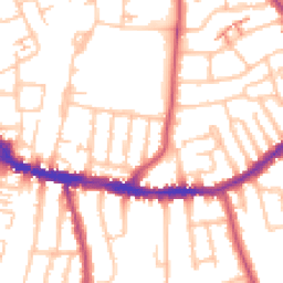 Daytime road noise heatmap for SE26 4PB