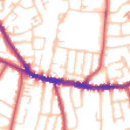 Daytime road noise heatmap for SE26 4PL