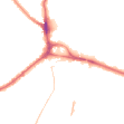 Night-time road noise heatmap for SE26 5AF