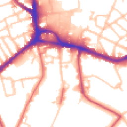 Daytime road noise heatmap for SE26 5BA