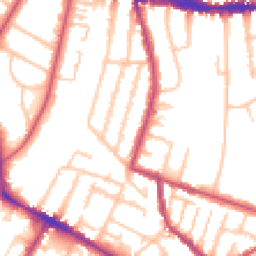 Daytime road noise heatmap for SE26 5HY