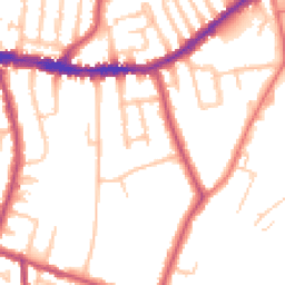 Daytime road noise heatmap for SE26 5LE