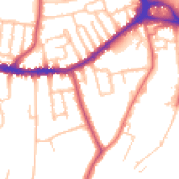 Daytime road noise heatmap for SE26 5LL