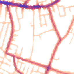 Daytime road noise heatmap for SE26 5LQ