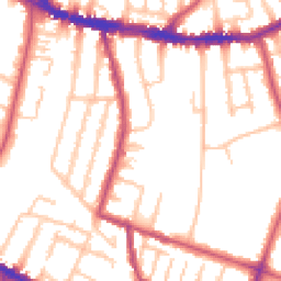 Daytime road noise heatmap for SE26 5NH