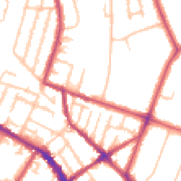 Daytime road noise heatmap for SE26 5PF