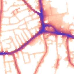Daytime road noise heatmap for SE26 5SF