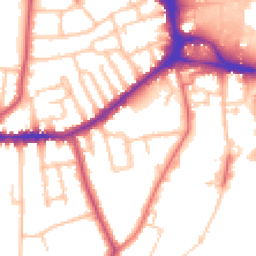 Daytime road noise heatmap for SE26 5SG