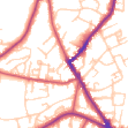 Daytime road noise heatmap for SE26 6BA