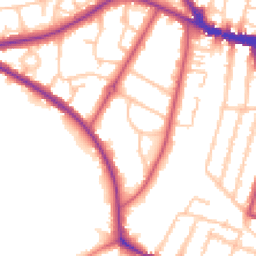 Daytime road noise heatmap for SE26 6HH