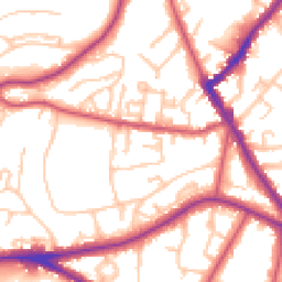 Daytime road noise heatmap for SE26 6JY