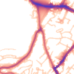 Daytime road noise heatmap for SE26 6LU