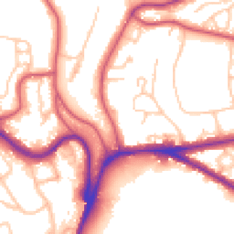 Daytime road noise heatmap for SE26 6SN