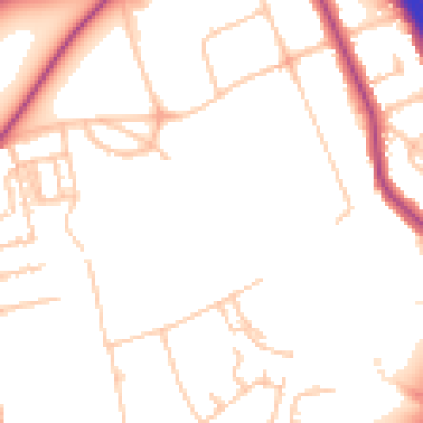 Daytime road noise heatmap for SE3 0AA