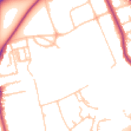 Daytime road noise heatmap for SE3 0AE