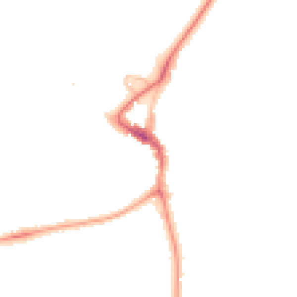 Night-time road noise heatmap for SE3 0DE