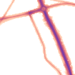 Night-time road noise heatmap for SE3 0DU