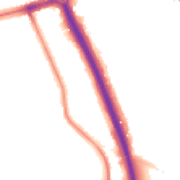 Night-time road noise heatmap for SE3 0JJ