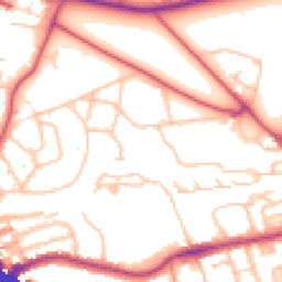 Daytime road noise heatmap for SE3 0UR