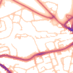Daytime road noise heatmap for SE3 0XA