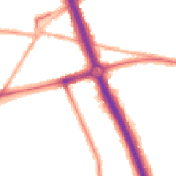 Night-time road noise heatmap for SE3 7BH