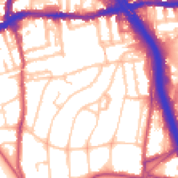 Daytime road noise heatmap for SE3 7PF