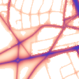 Daytime road noise heatmap for SE3 7TF