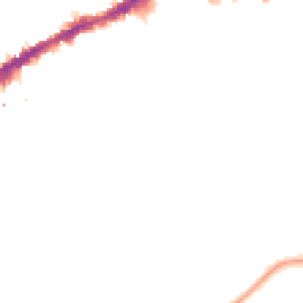 Night-time road noise heatmap for SE3 7UE