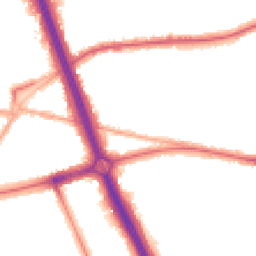 Night-time road noise heatmap for SE3 8SU