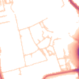 Daytime road noise heatmap for SE3 9AA
