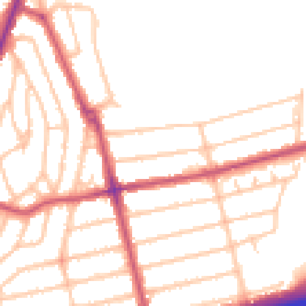 Daytime road noise heatmap for SE9 1XN