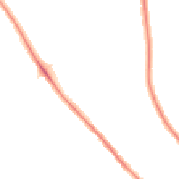 Night-time road noise heatmap for SE9 3HL