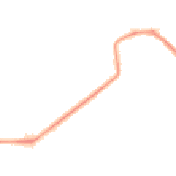 Night-time road noise heatmap for SE9 4RB