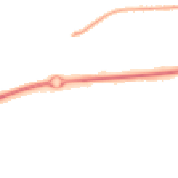 Night-time road noise heatmap for SG1 5LB