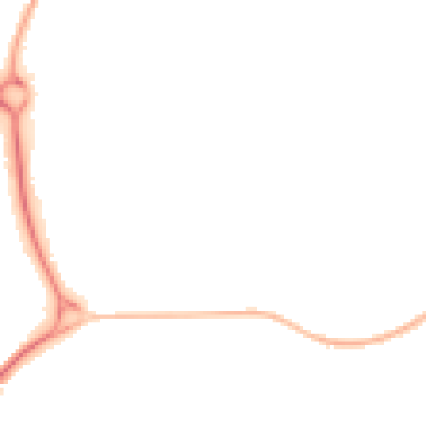 Night-time road noise heatmap for SG1 5TA