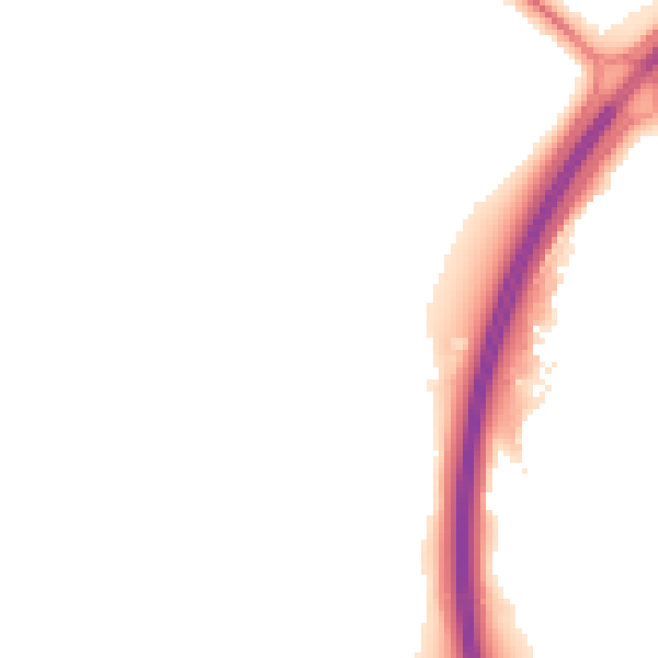 Night-time road noise heatmap for SG12 0AP