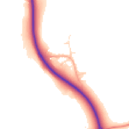 Daytime road noise heatmap for SG12 0HW