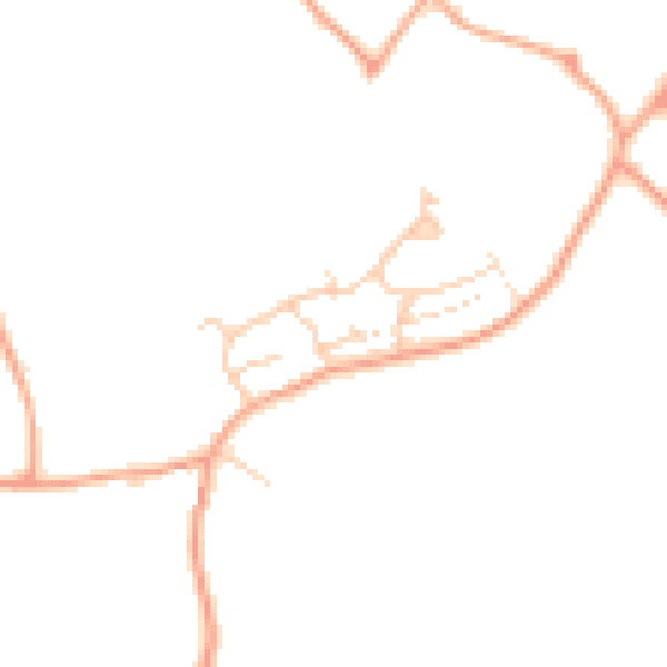 Daytime road noise heatmap for SG12 0NB