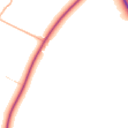 Daytime road noise heatmap for SG12 0QX